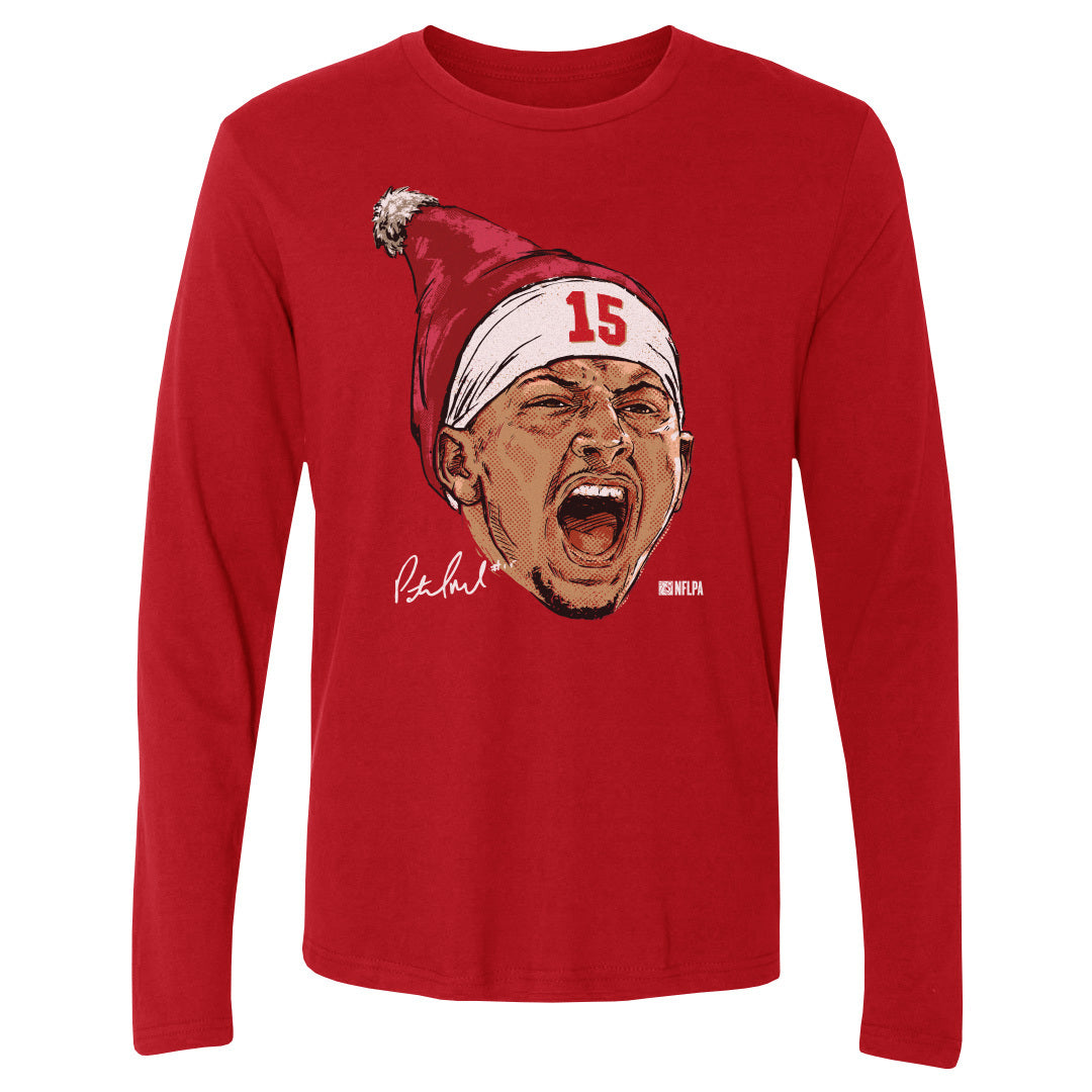 Patrick Mahomes Men&#39;s Long Sleeve T-Shirt | 500 LEVEL