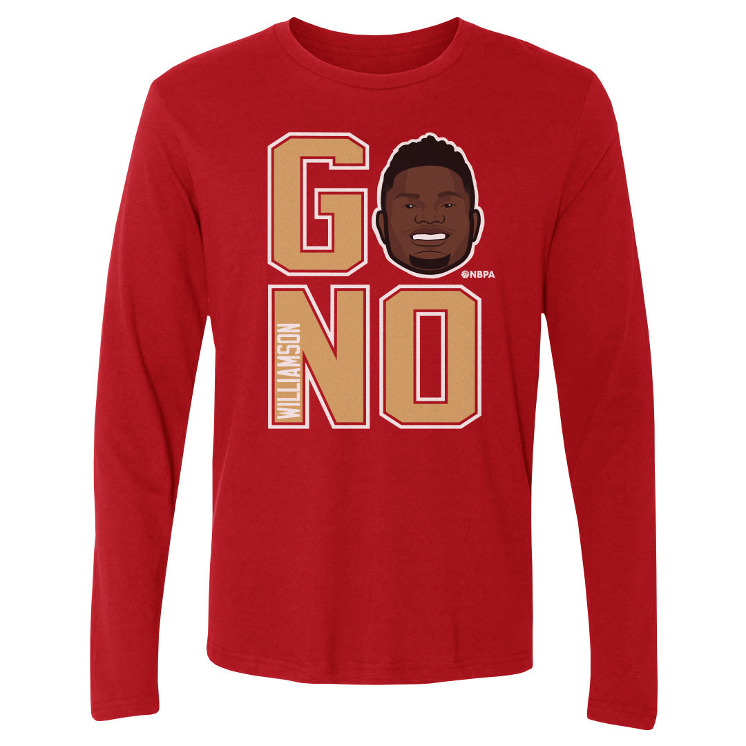 Zion Williamson Men&#39;s Long Sleeve T-Shirt | 500 LEVEL