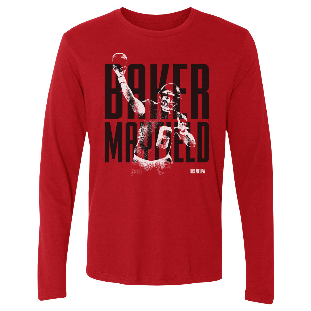 Baker Mayfield Men&#39;s Long Sleeve T-Shirt | 500 LEVEL