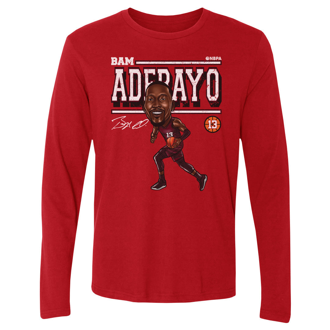 Bam Adebayo Men&#39;s Long Sleeve T-Shirt | 500 LEVEL