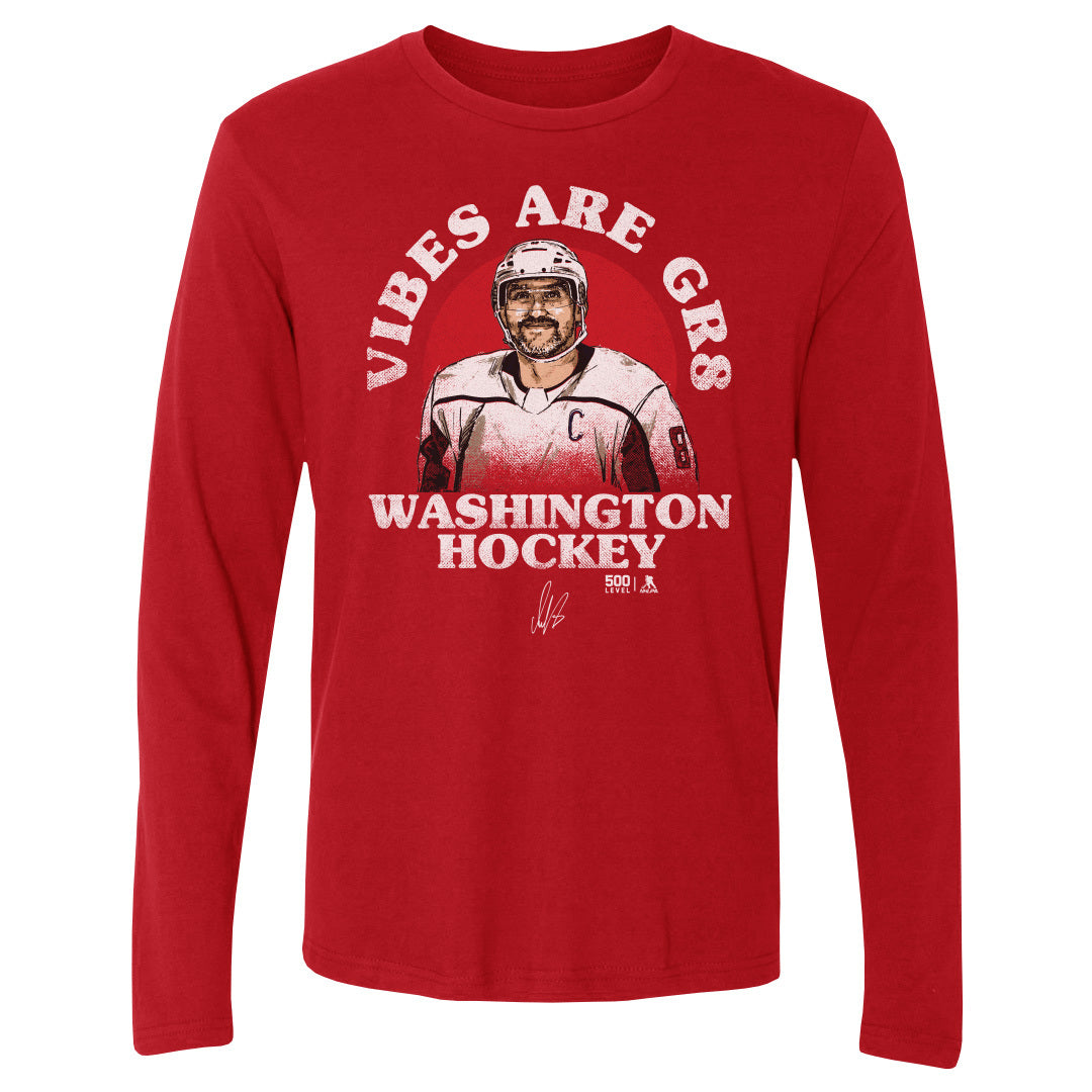 Alex Ovechkin Men&#39;s Long Sleeve T-Shirt | 500 LEVEL