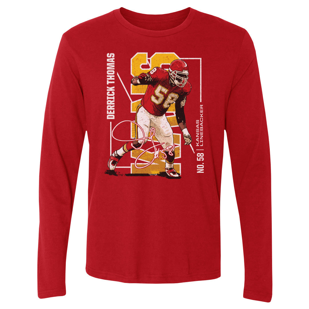 Derrick Thomas Men&#39;s Long Sleeve T-Shirt | 500 LEVEL