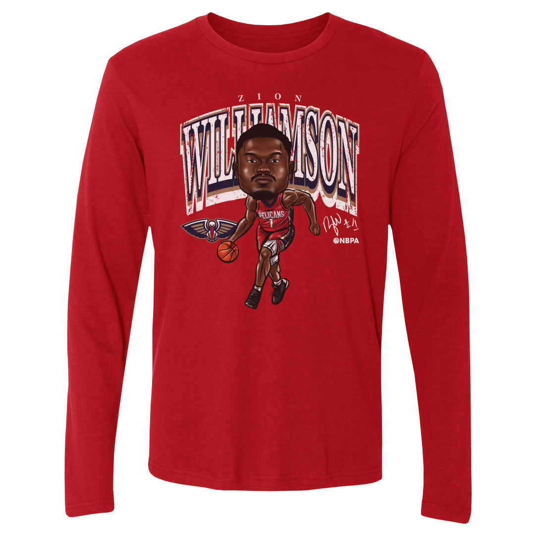 Zion Williamson Men&#39;s Long Sleeve T-Shirt | 500 LEVEL