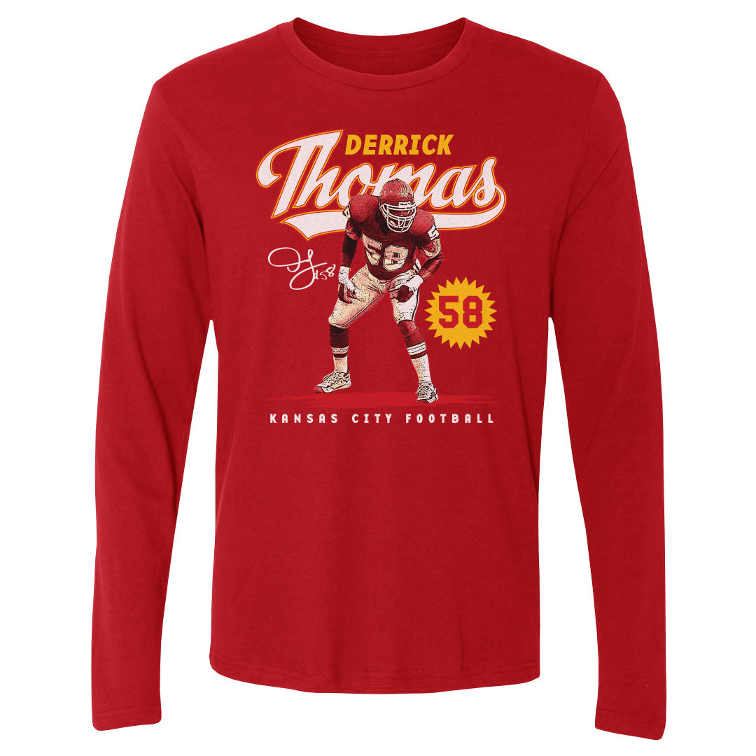 Derrick Thomas Men&#39;s Long Sleeve T-Shirt | 500 LEVEL