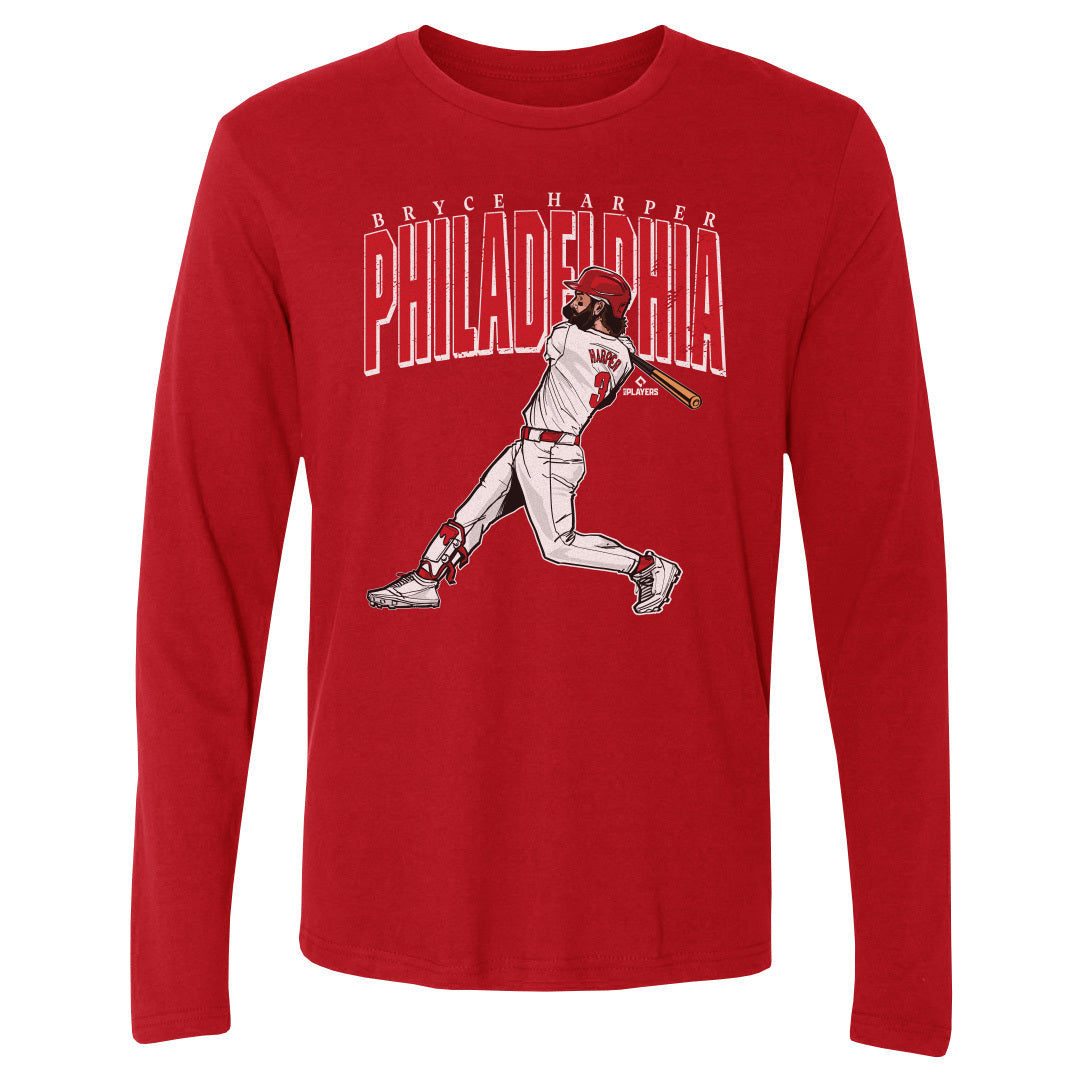 Bryce Harper Men&#39;s Long Sleeve T-Shirt | 500 LEVEL