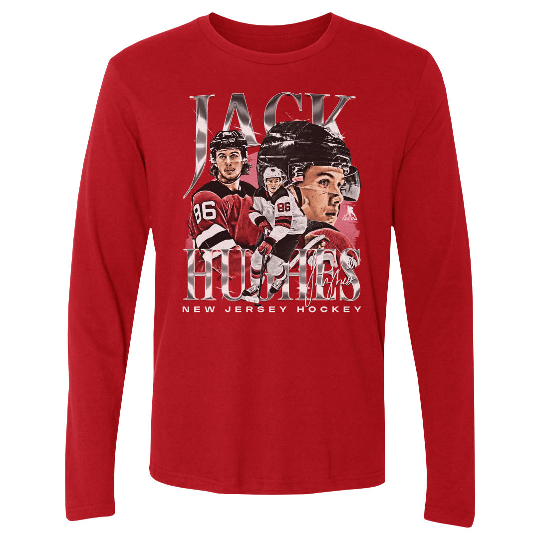 Jack Hughes Men&#39;s Long Sleeve T-Shirt | 500 LEVEL