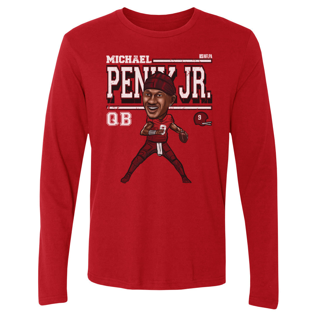 Michael Penix Jr. Men&#39;s Long Sleeve T-Shirt | 500 LEVEL