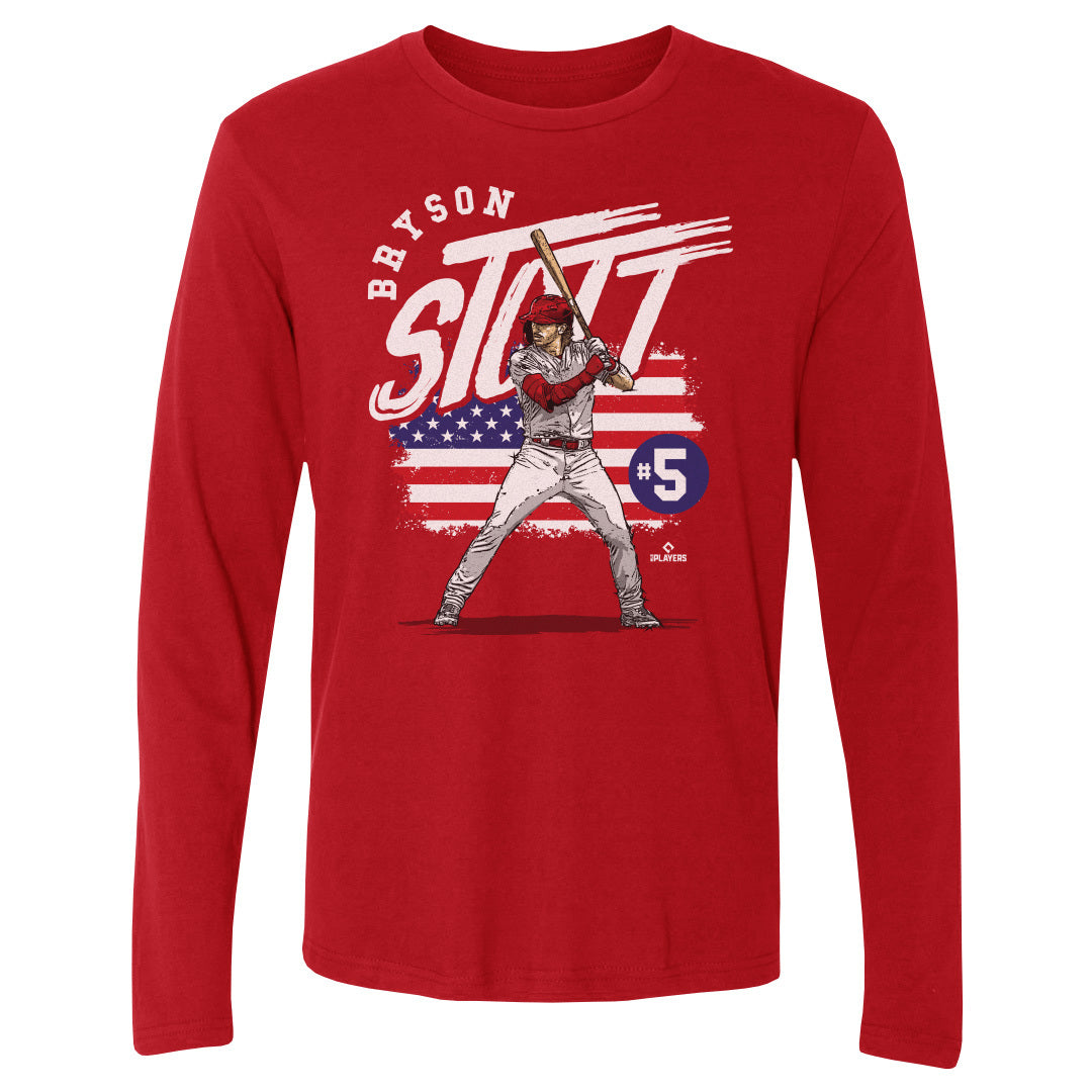 Bryson Stott Men&#39;s Long Sleeve T-Shirt | 500 LEVEL