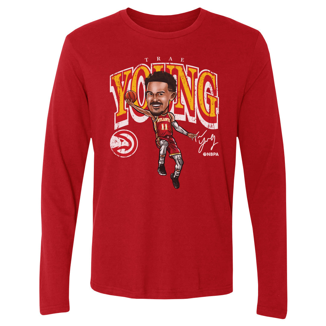 Trae Young Men&#39;s Long Sleeve T-Shirt | 500 LEVEL