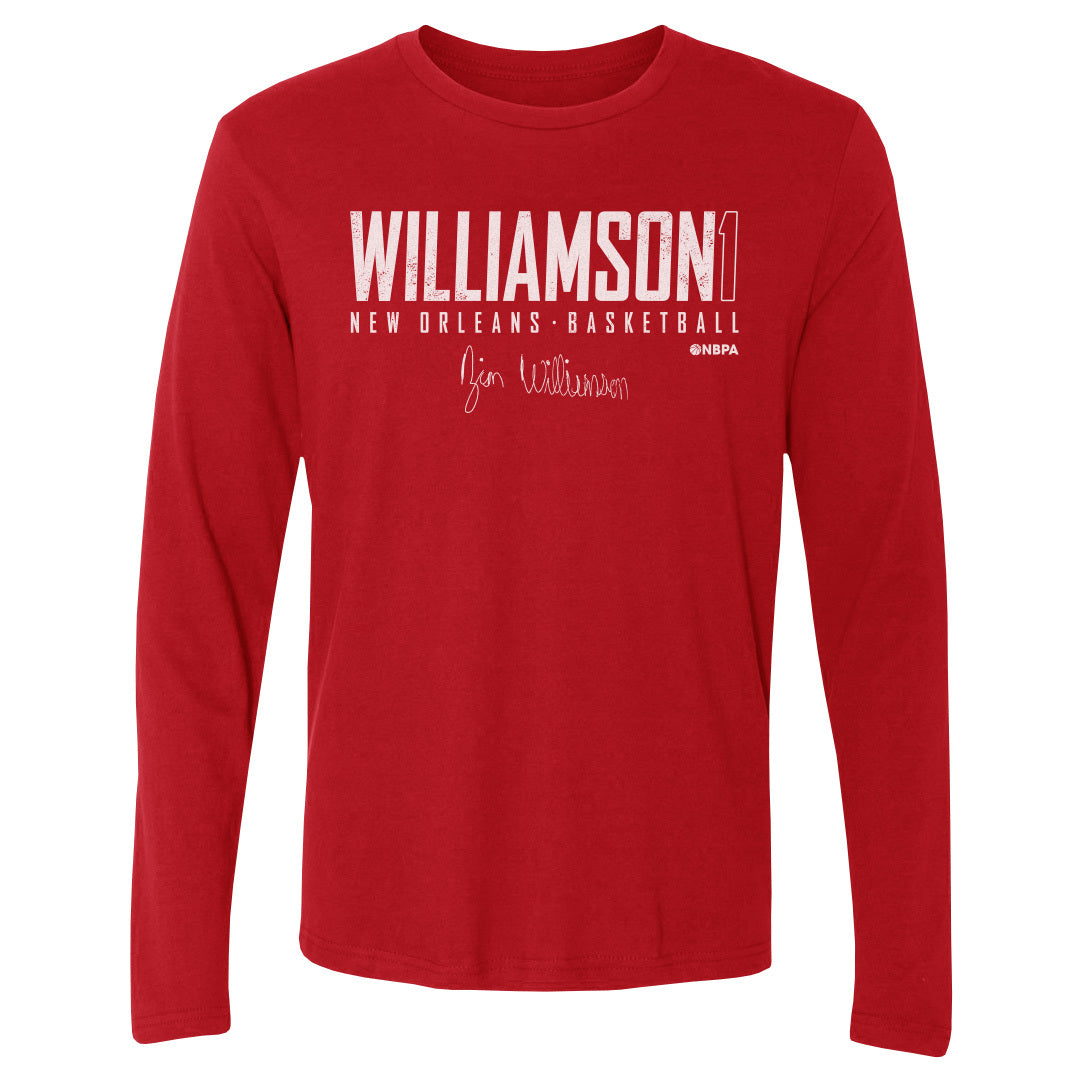 Zion Williamson Men&#39;s Long Sleeve T-Shirt | 500 LEVEL