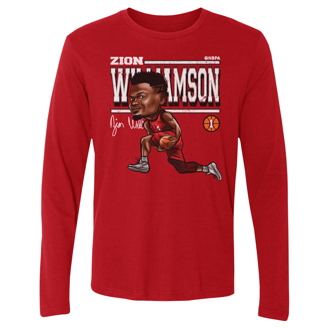 Zion Williamson Men&#39;s Long Sleeve T-Shirt | 500 LEVEL