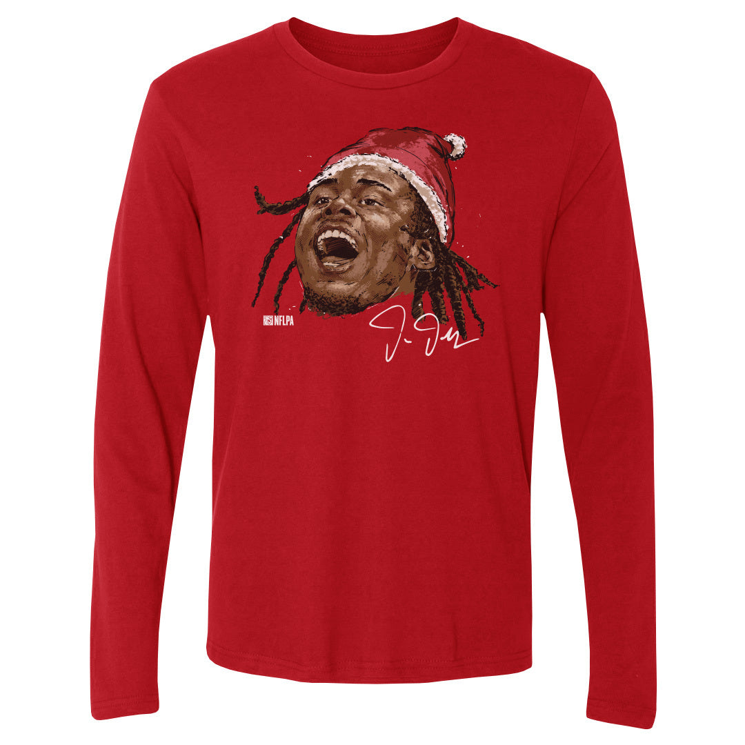 Justin Jefferson Men&#39;s Long Sleeve T-Shirt | 500 LEVEL