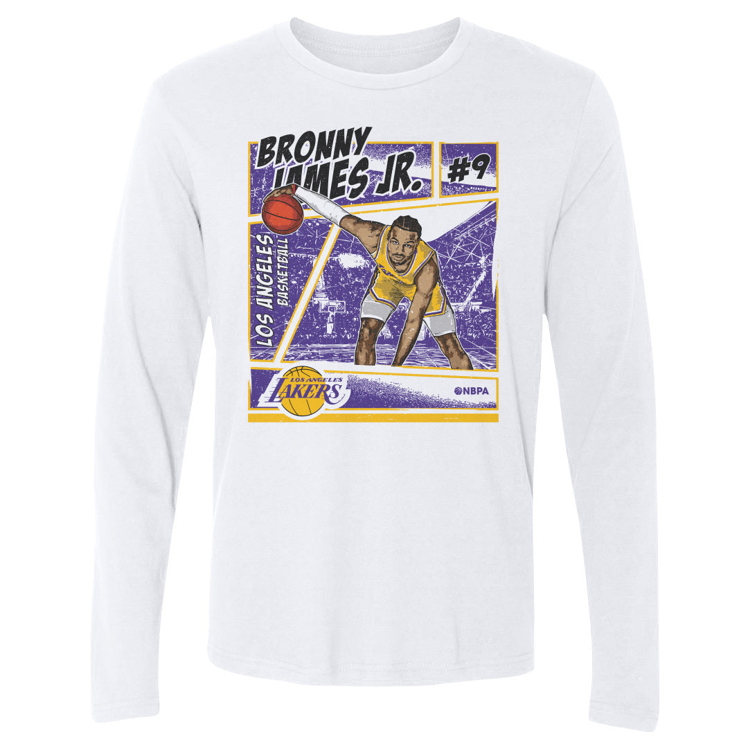 Bronny James Jr. Men&#39;s Long Sleeve T-Shirt | 500 LEVEL