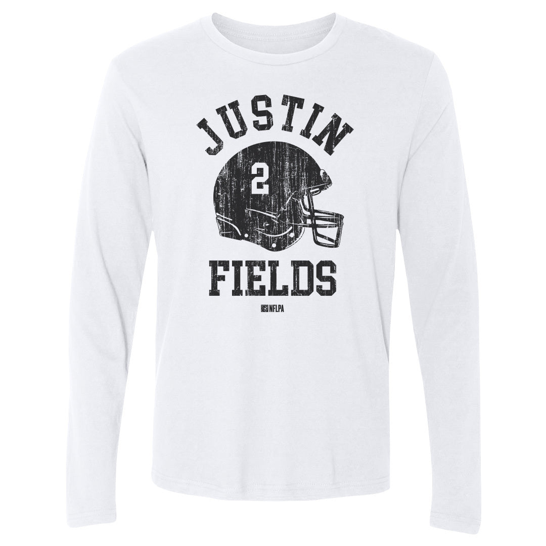 Justin Fields Men&#39;s Long Sleeve T-Shirt | 500 LEVEL