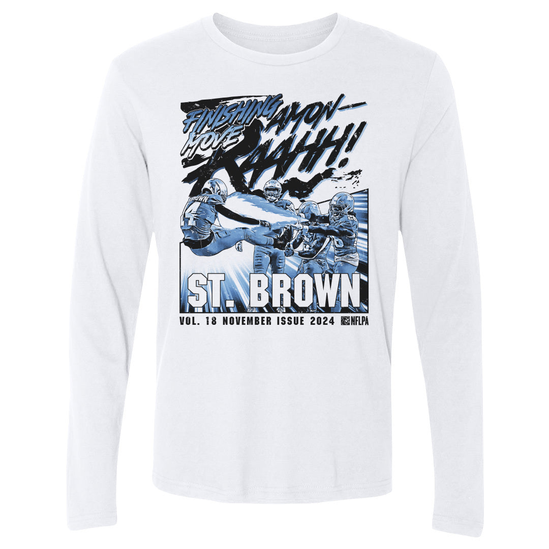 Amon-Ra St. Brown Men&#39;s Long Sleeve T-Shirt | 500 LEVEL