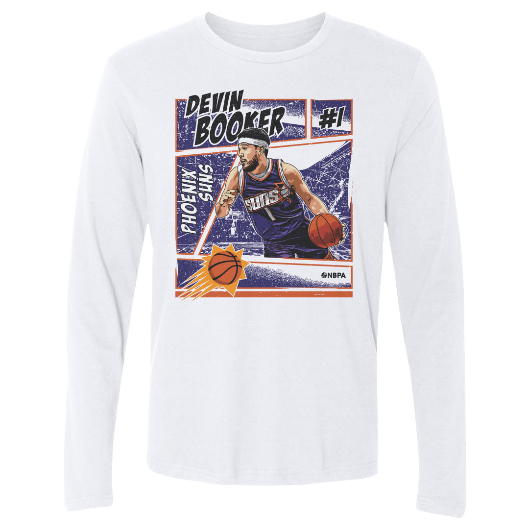 Devin Booker Men&#39;s Long Sleeve T-Shirt | 500 LEVEL