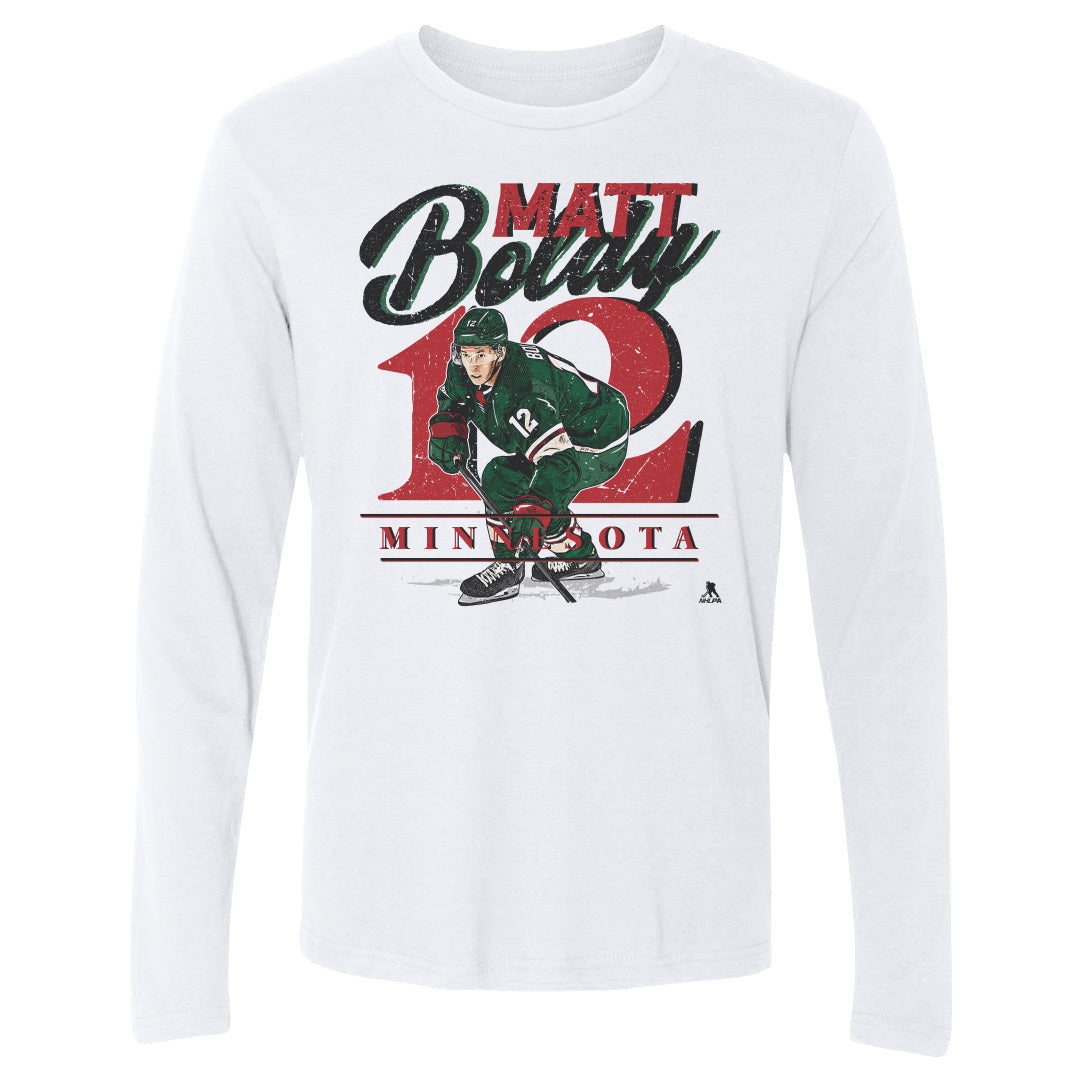 Matt Boldy Men&#39;s Long Sleeve T-Shirt | 500 LEVEL