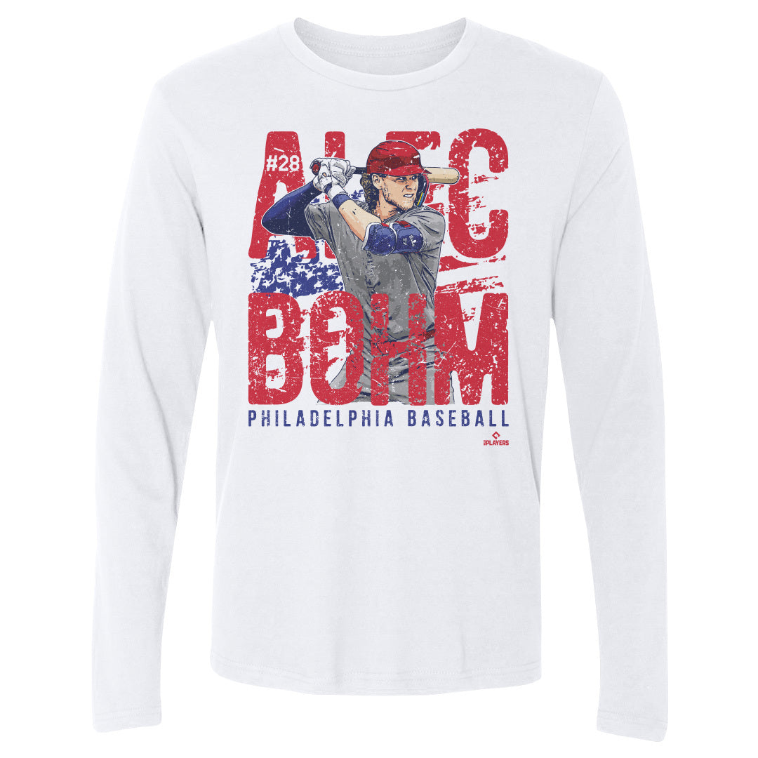 Alec Bohm Men&#39;s Long Sleeve T-Shirt | 500 LEVEL