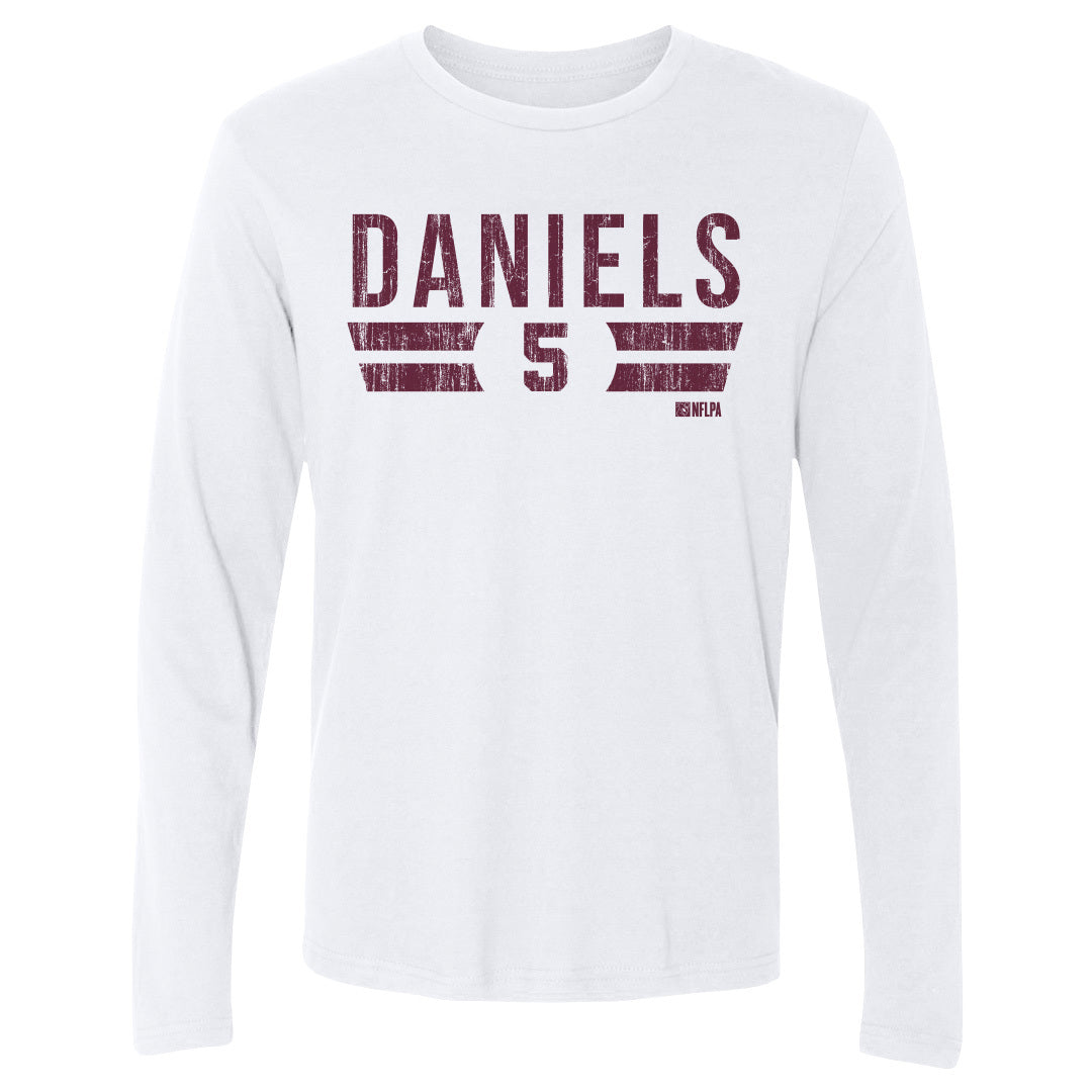 Jayden Daniels Men&#39;s Long Sleeve T-Shirt | 500 LEVEL