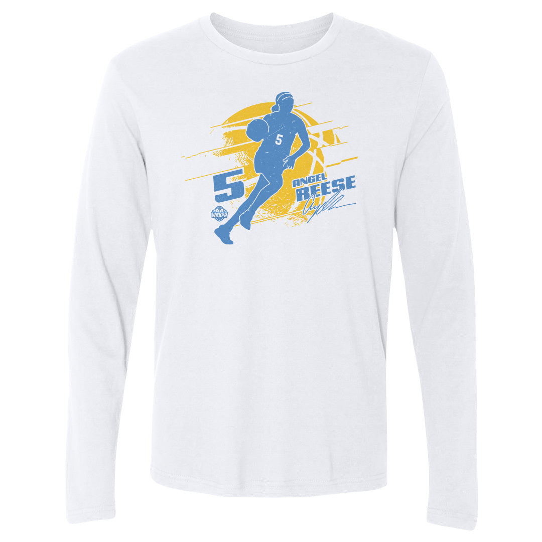 Angel Reese Men&#39;s Long Sleeve T-Shirt | 500 LEVEL