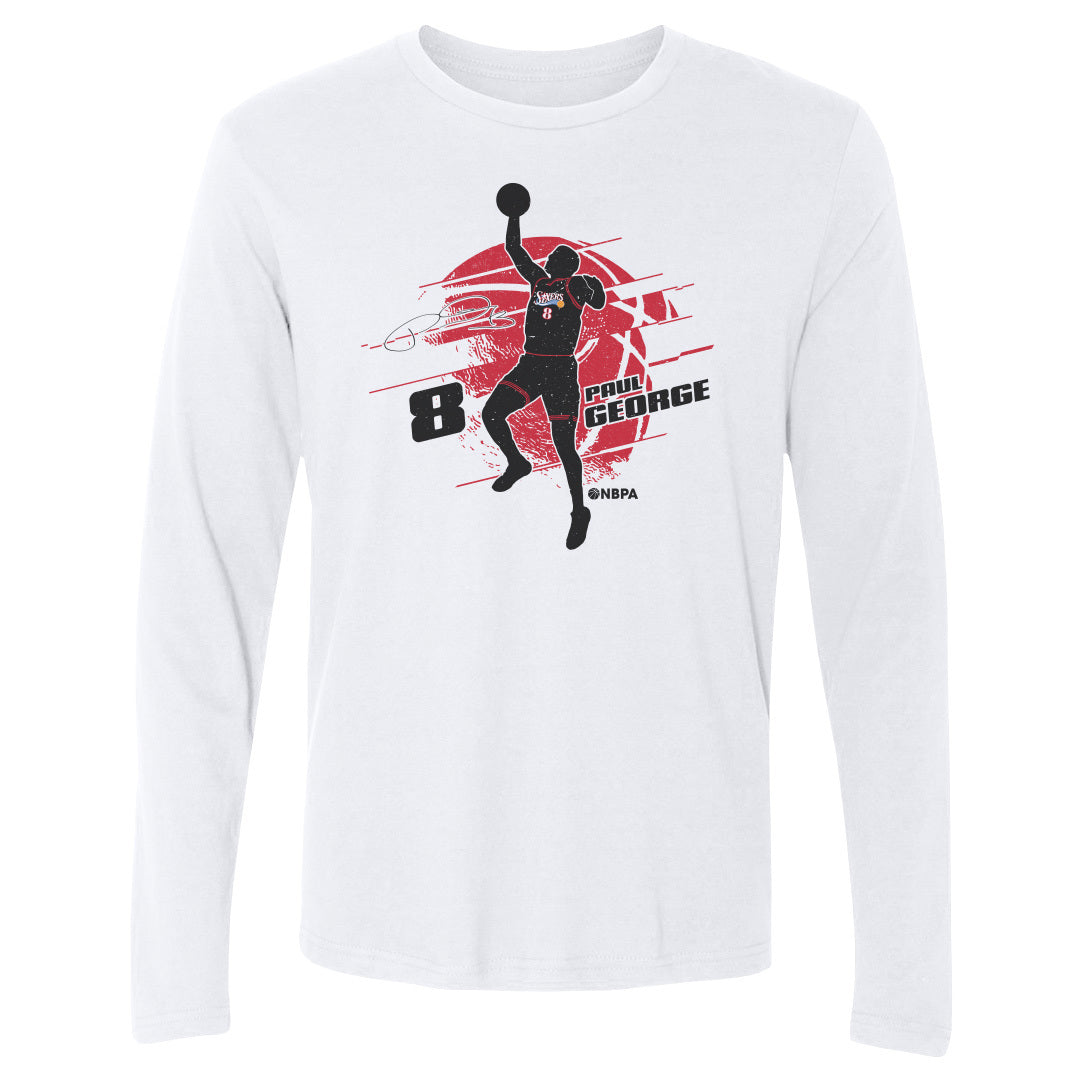 Paul George Men&#39;s Long Sleeve T-Shirt | 500 LEVEL