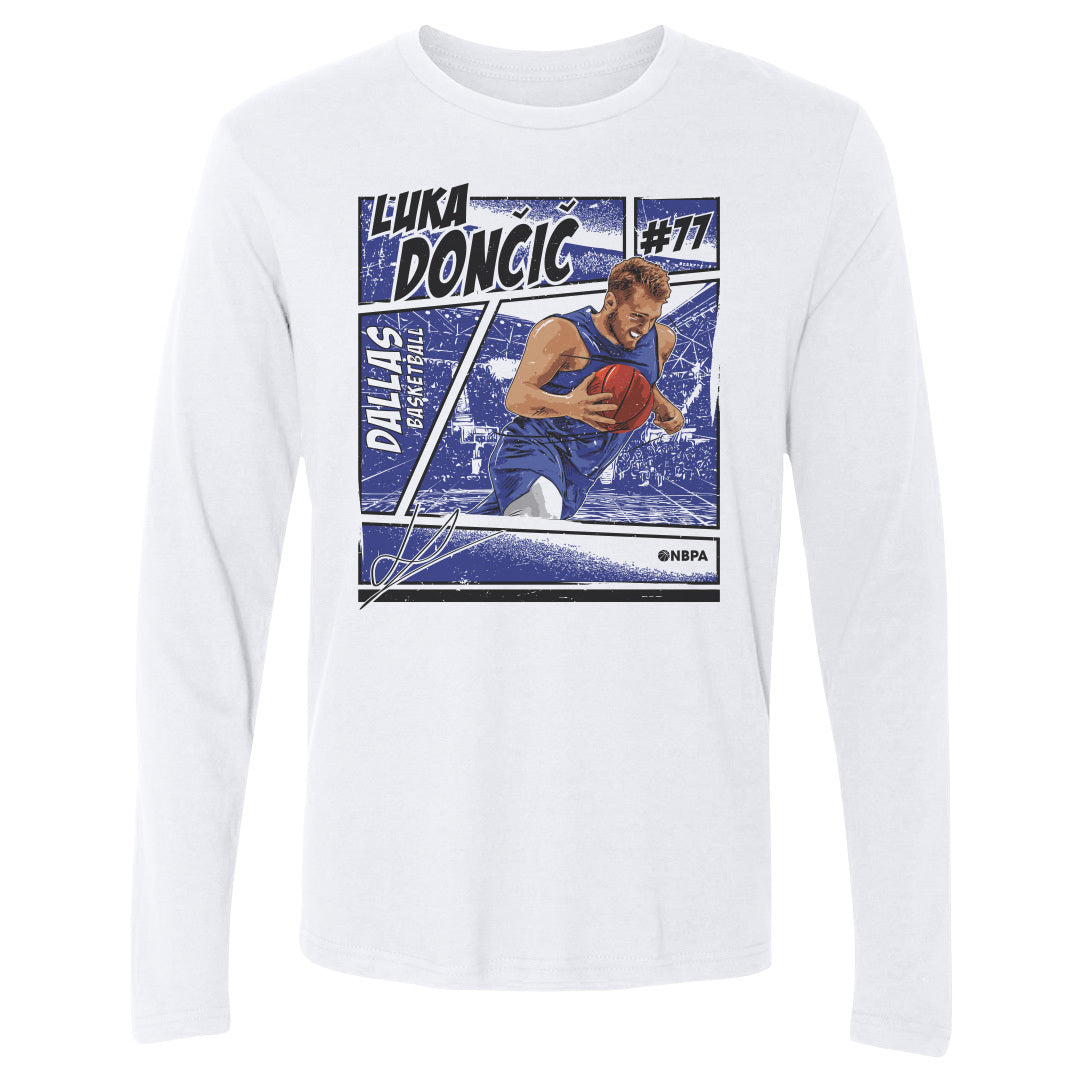 Luka Doncic Men&#39;s Long Sleeve T-Shirt | 500 LEVEL