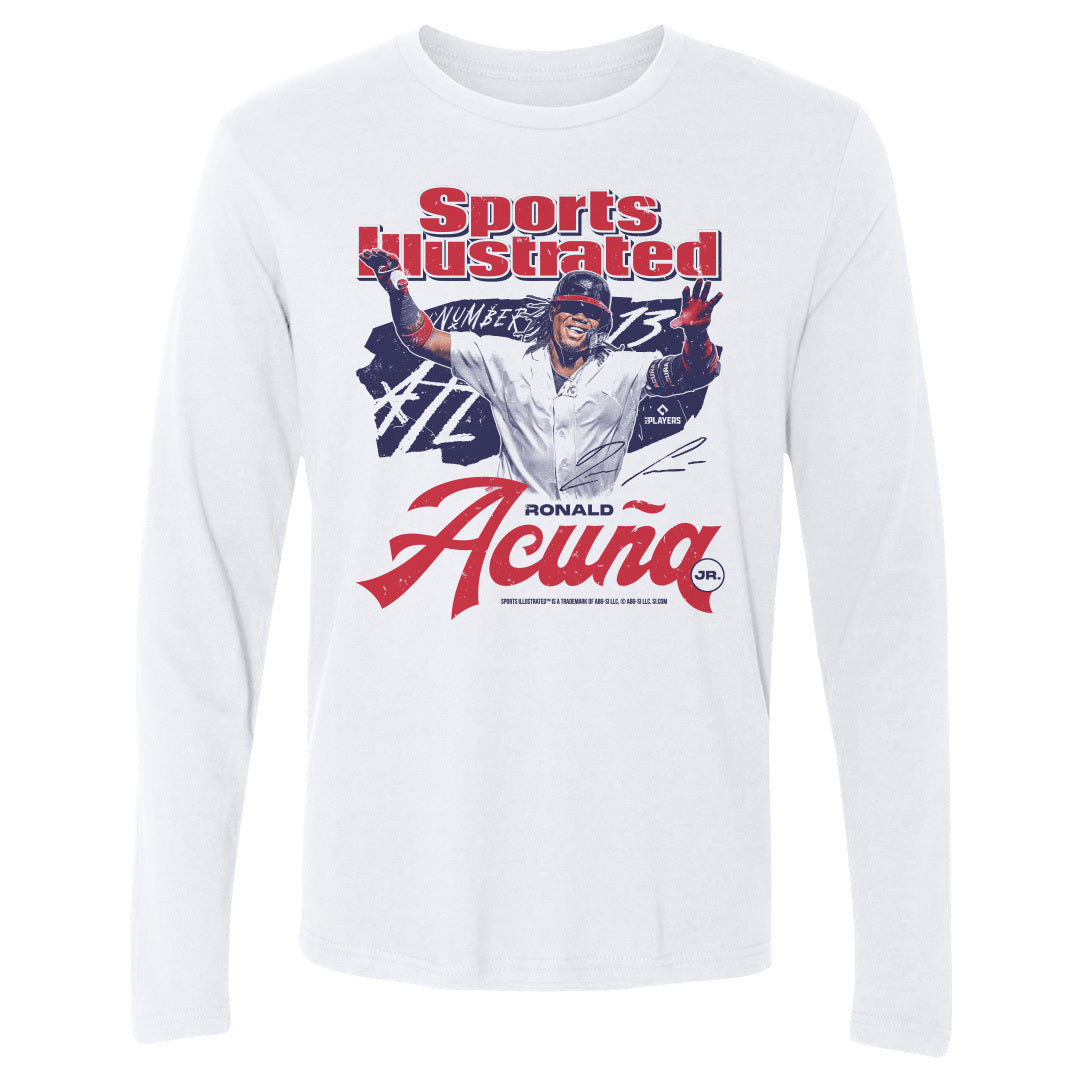 Ronald Acuna Jr. Men&#39;s Long Sleeve T-Shirt | 500 LEVEL