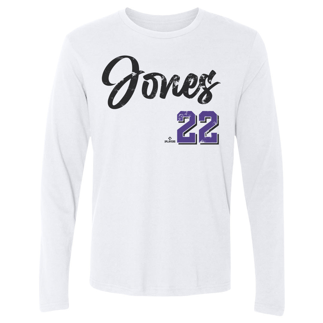 Nolan Jones Men&#39;s Long Sleeve T-Shirt | 500 LEVEL