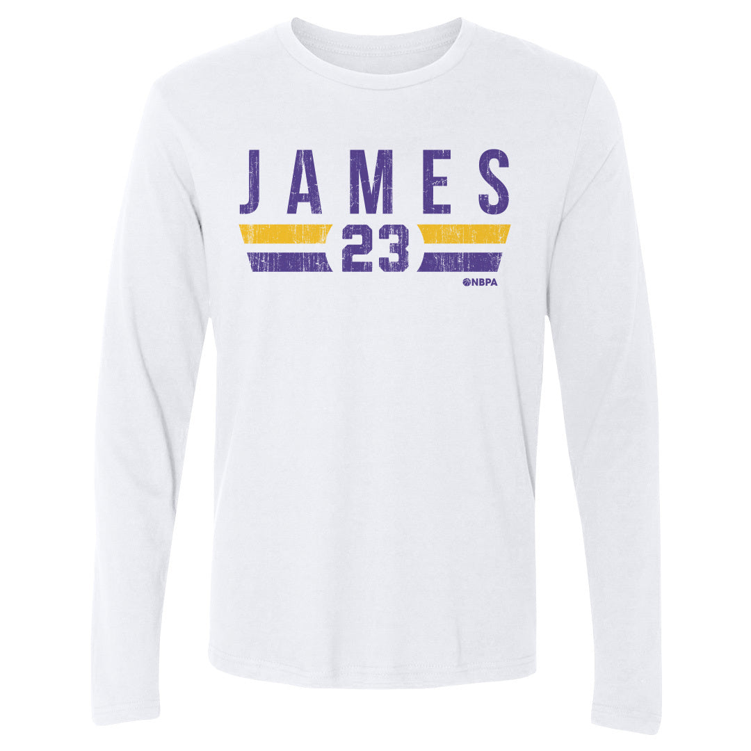 LeBron James Men&#39;s Long Sleeve T-Shirt | 500 LEVEL