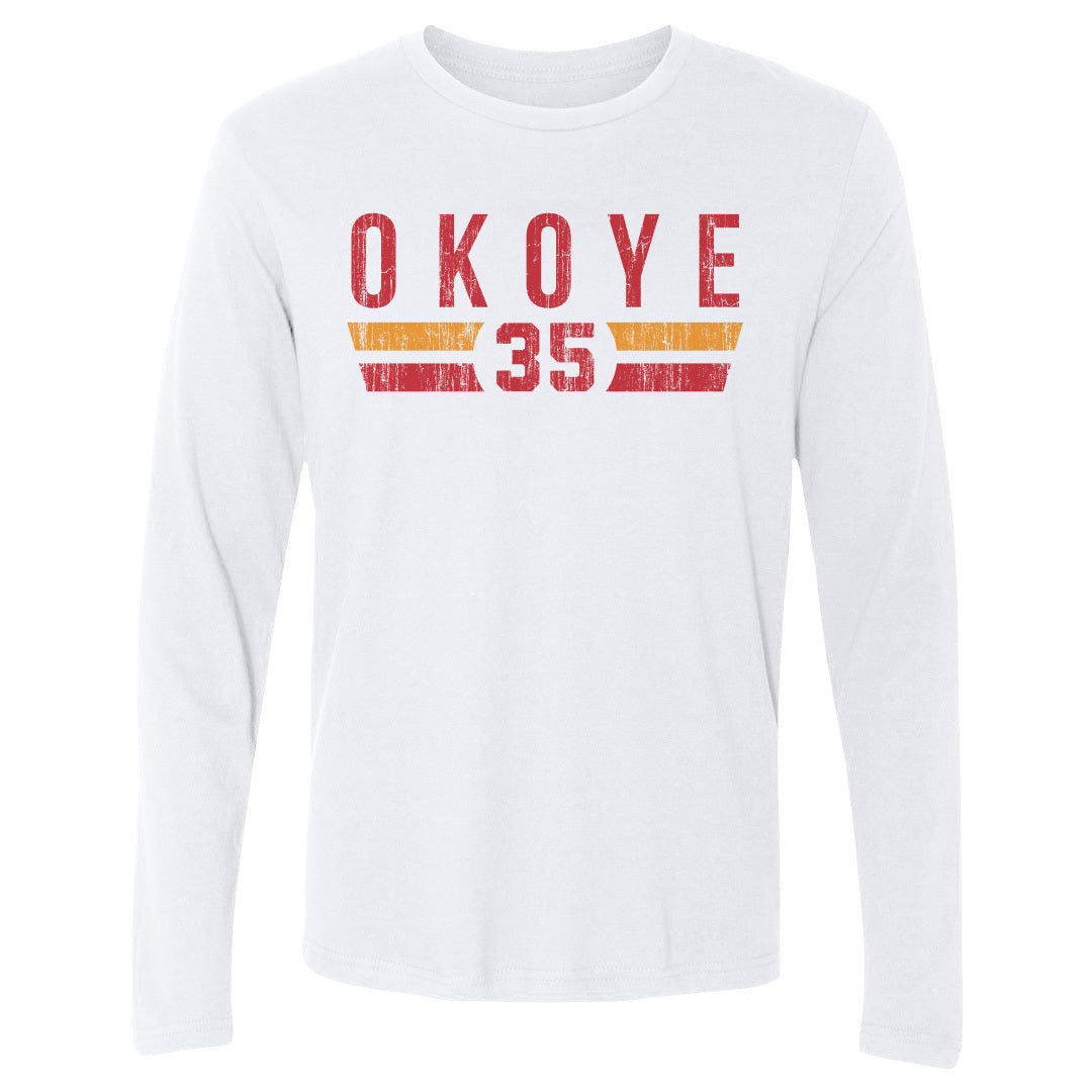 Christian Okoye Men&#39;s Long Sleeve T-Shirt | 500 LEVEL