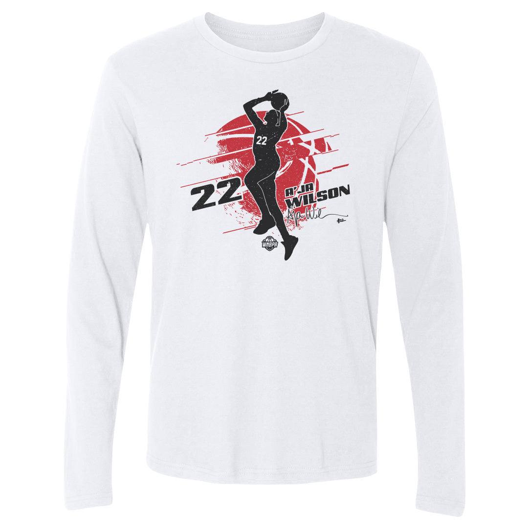 A&#39;ja Wilson Men&#39;s Long Sleeve T-Shirt | 500 LEVEL