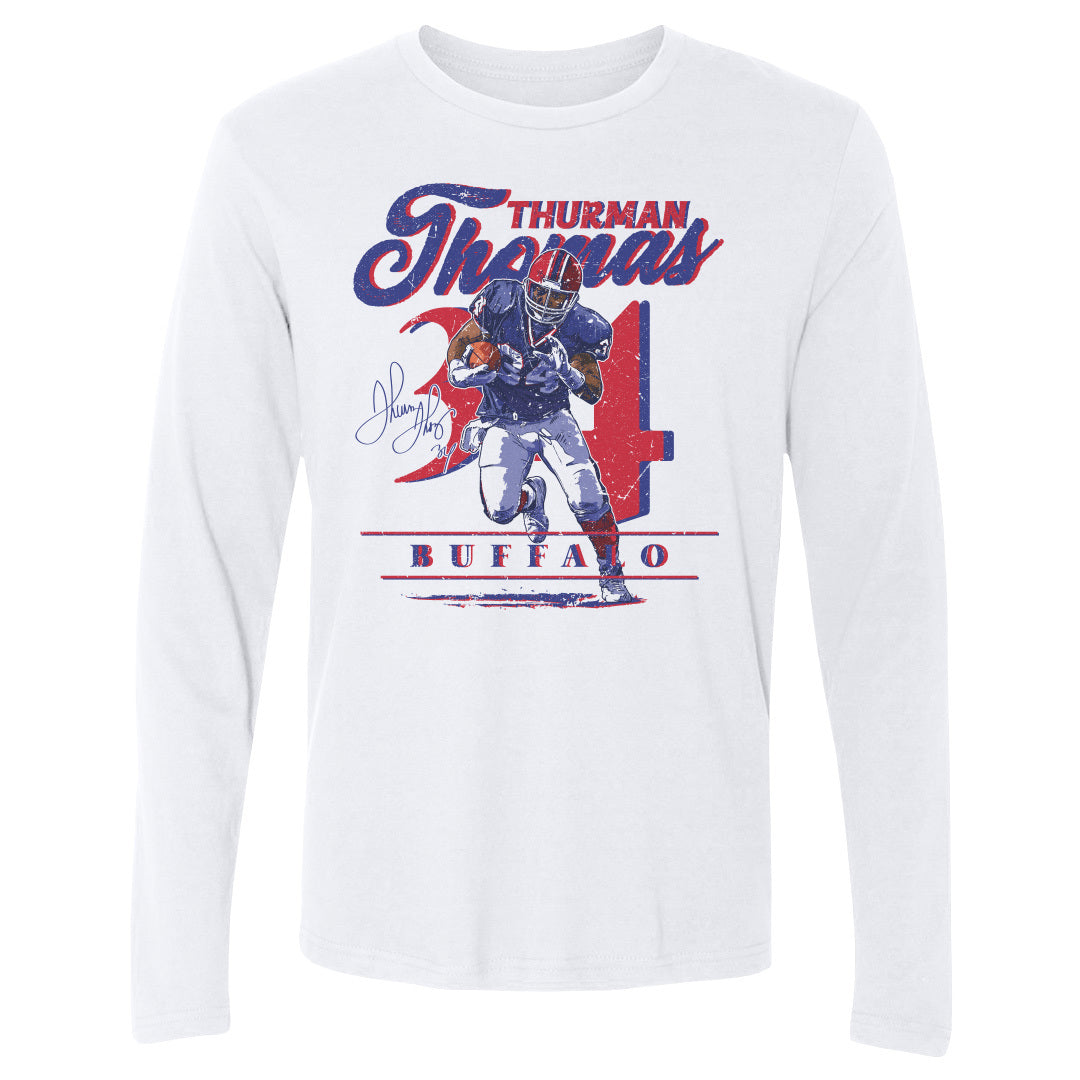 Thurman Thomas Men&#39;s Long Sleeve T-Shirt | 500 LEVEL