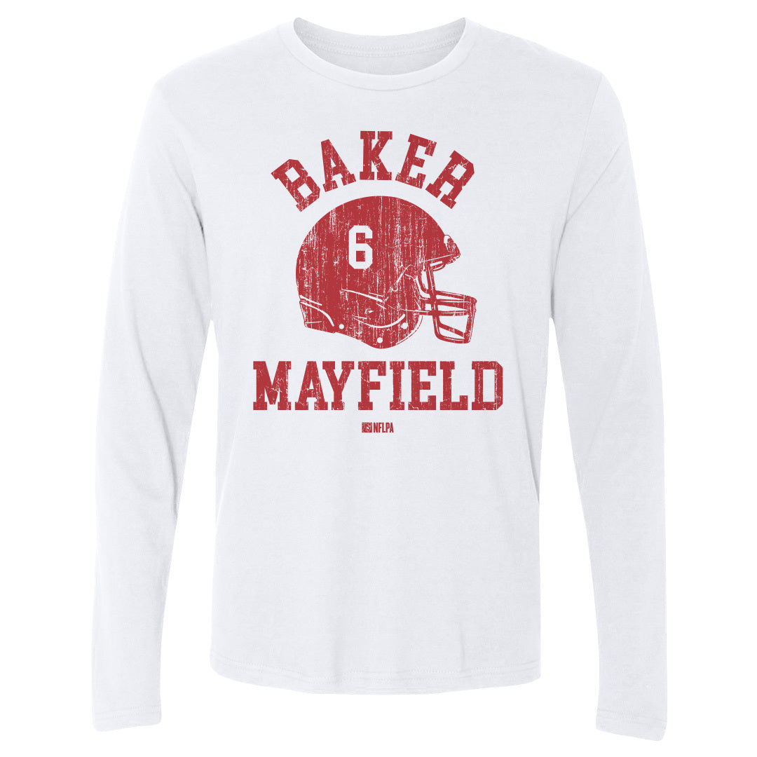 Baker Mayfield Men&#39;s Long Sleeve T-Shirt | 500 LEVEL