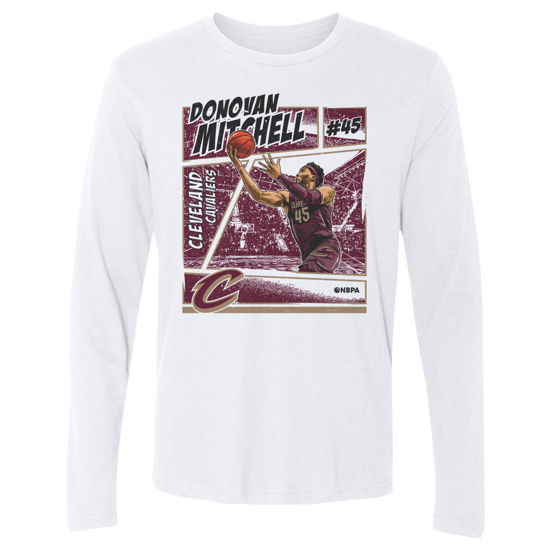 Donovan Mitchell Men&#39;s Long Sleeve T-Shirt | 500 LEVEL