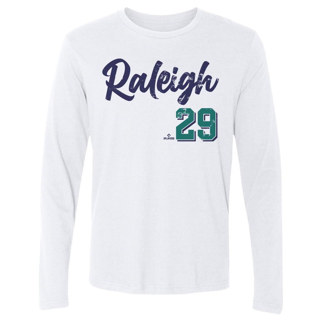 Cal Raleigh Men&#39;s Long Sleeve T-Shirt | 500 LEVEL