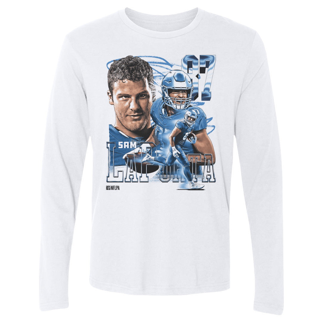 Sam LaPorta Men&#39;s Long Sleeve T-Shirt | 500 LEVEL