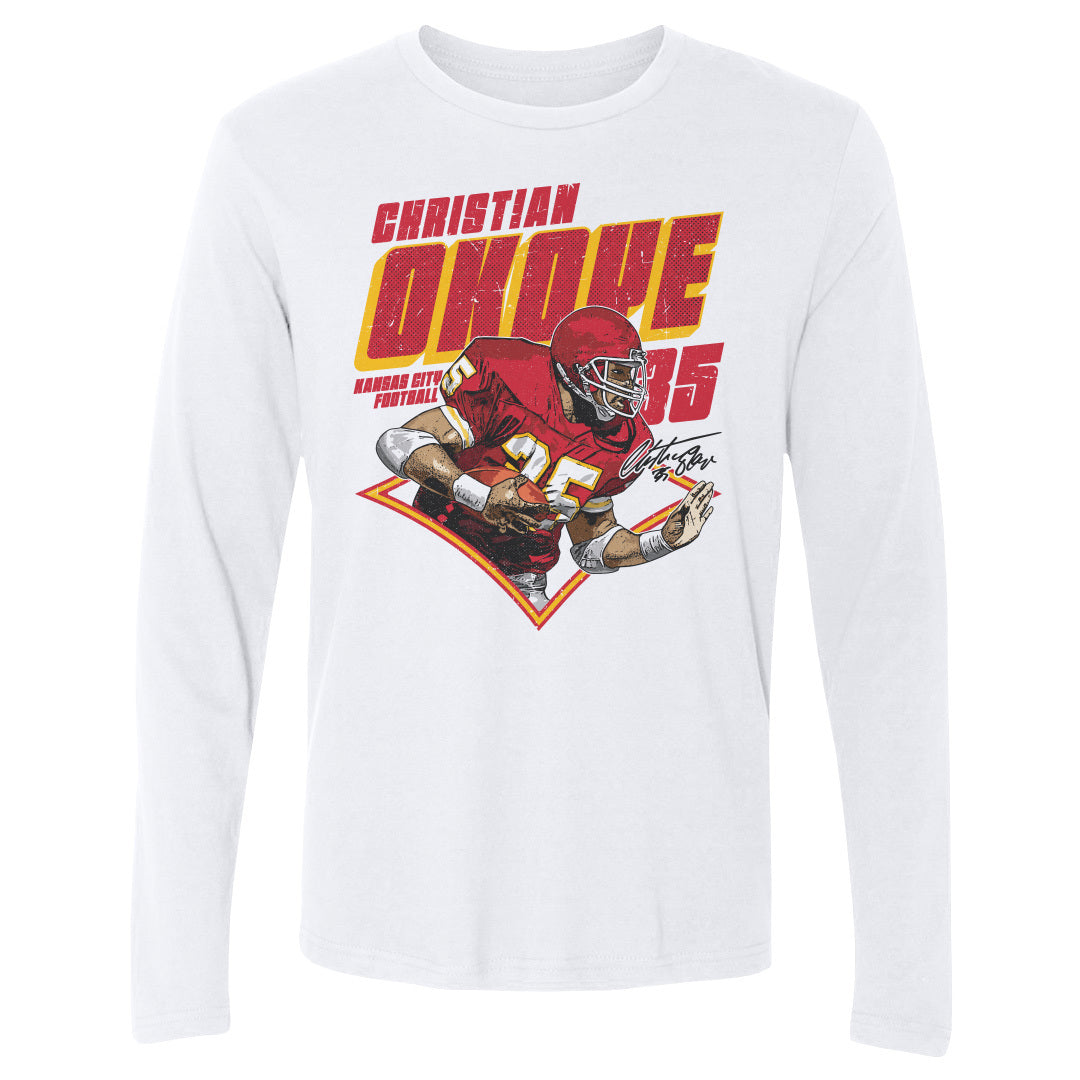 Christian Okoye Men&#39;s Long Sleeve T-Shirt | 500 LEVEL