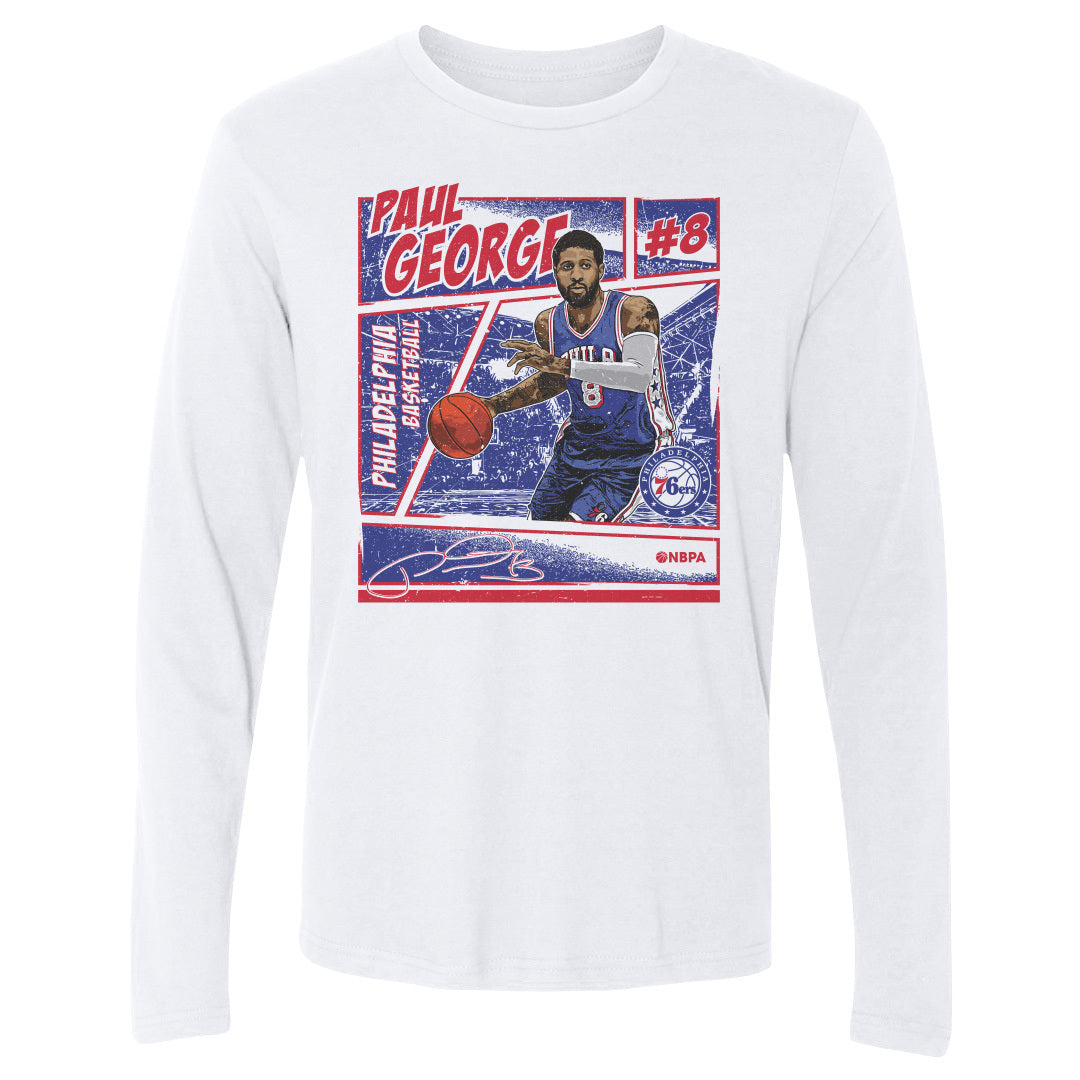 Paul George Men&#39;s Long Sleeve T-Shirt | 500 LEVEL