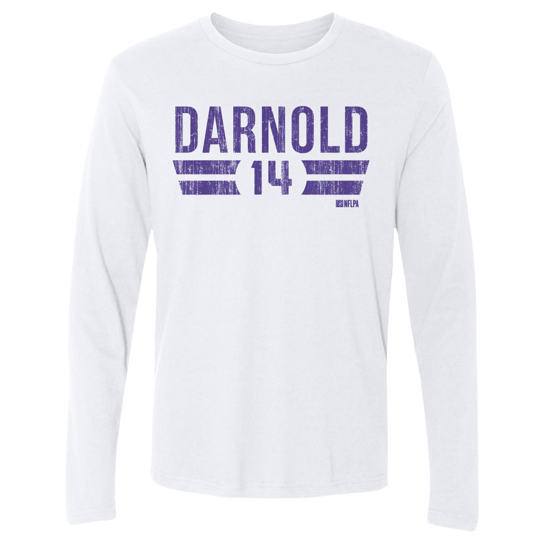 Sam Darnold Men&#39;s Long Sleeve T-Shirt | 500 LEVEL