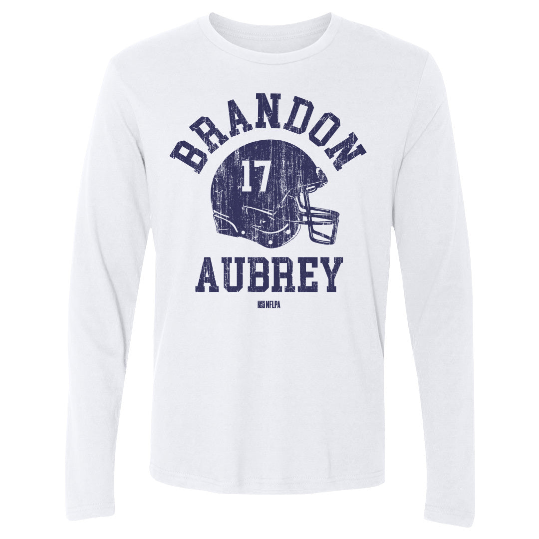 Brandon Aubrey Men&#39;s Long Sleeve T-Shirt | 500 LEVEL