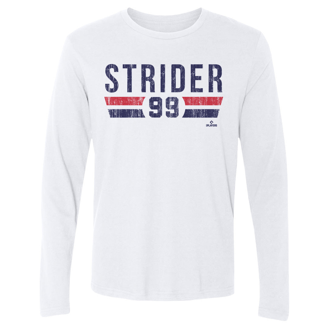 Spencer Strider Men&#39;s Long Sleeve T-Shirt | 500 LEVEL