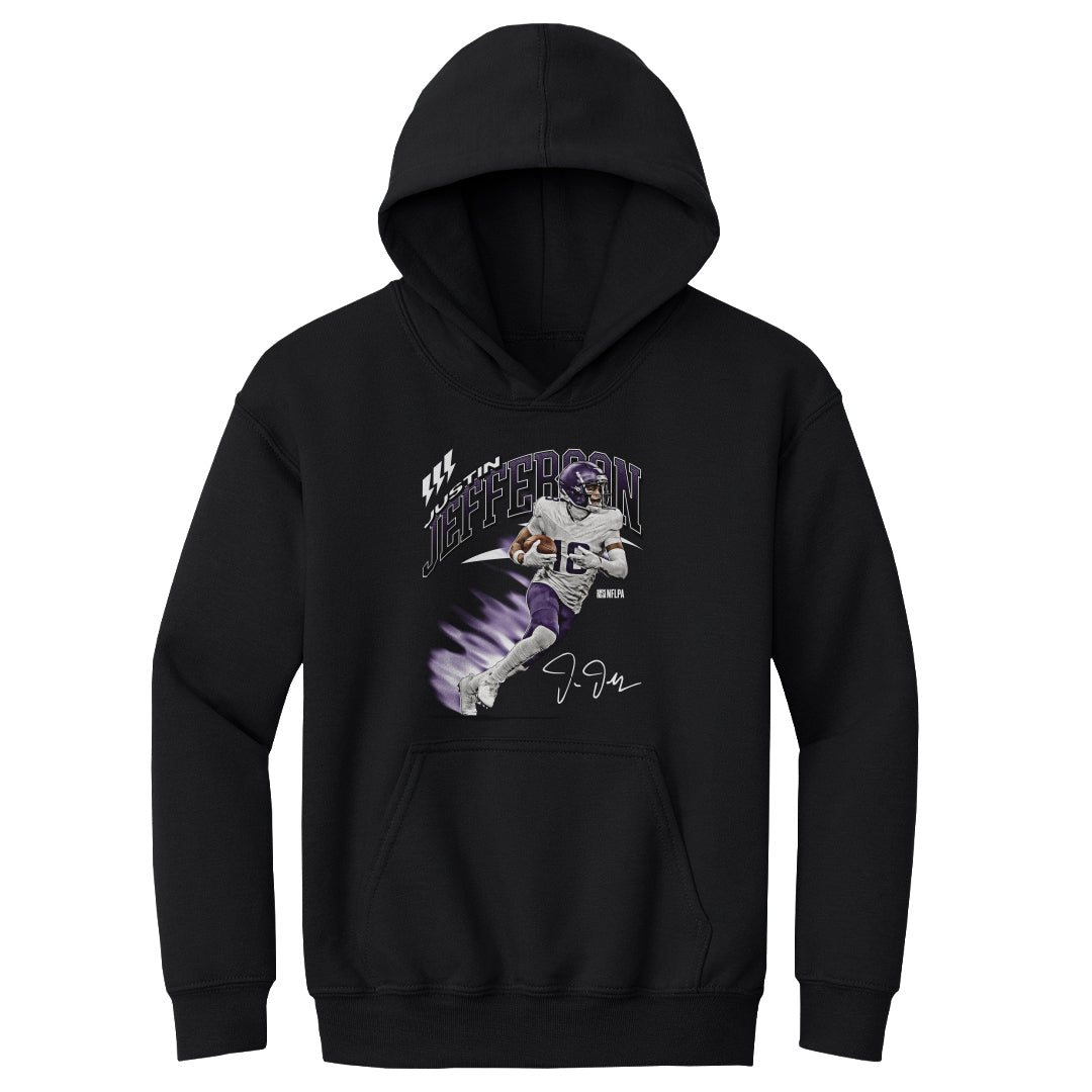 Justin Jefferson Kids Youth Hoodie | 500 LEVEL