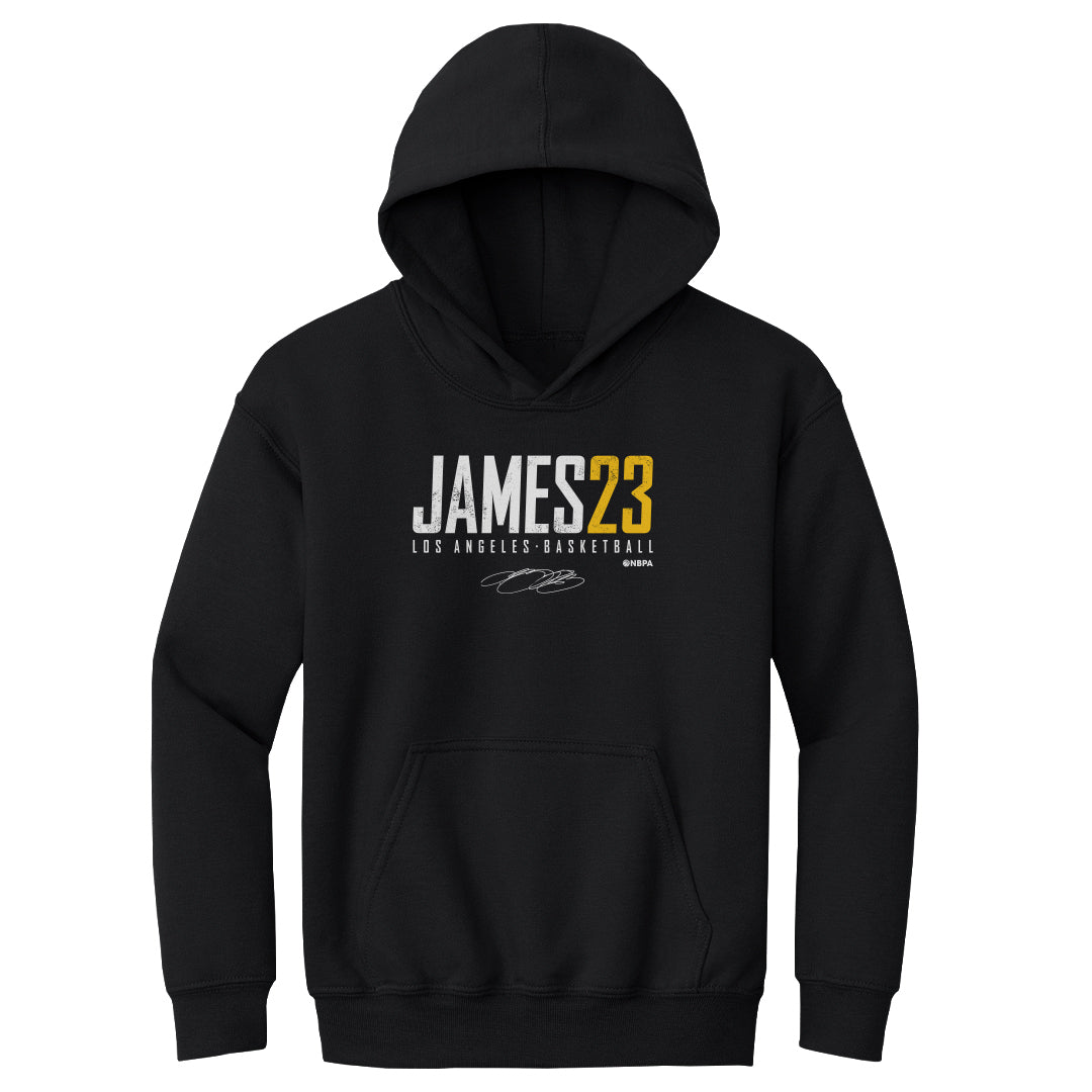 LeBron James Youth Hoodie Los Angeles Basketball Kids Youth Hoodie 500 Level 500 LEVEL