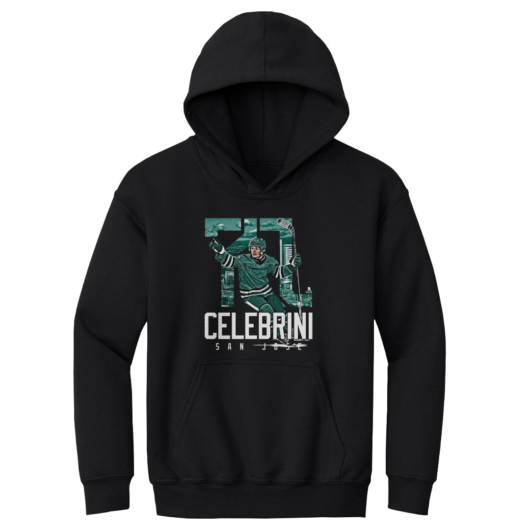 Macklin Celebrini Kids Youth Hoodie | 500 LEVEL