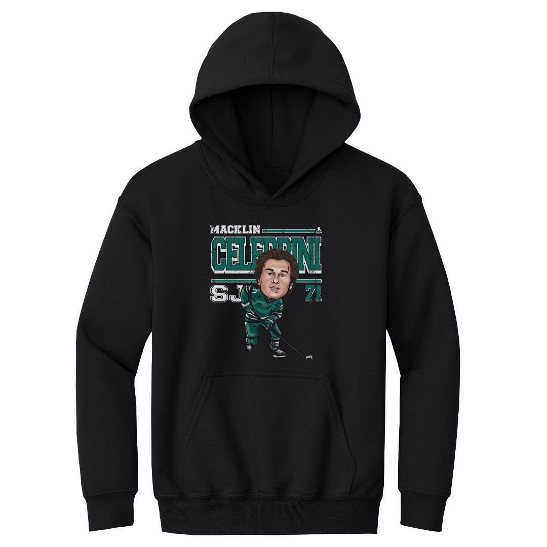 Macklin Celebrini Kids Youth Hoodie | 500 LEVEL