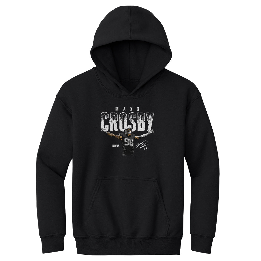 Maxx Crosby Kids Youth Hoodie | 500 LEVEL