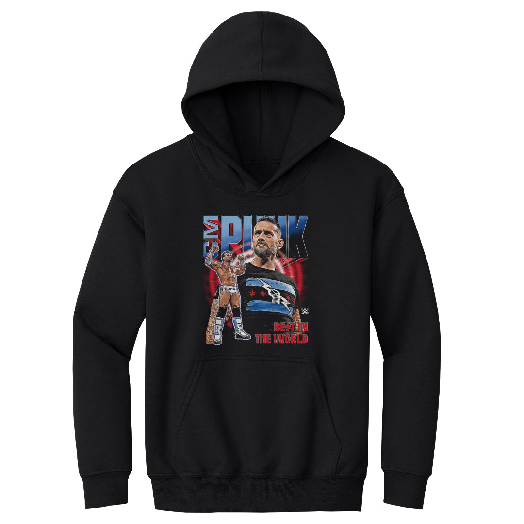 CM Punk Kids Youth Hoodie | 500 LEVEL