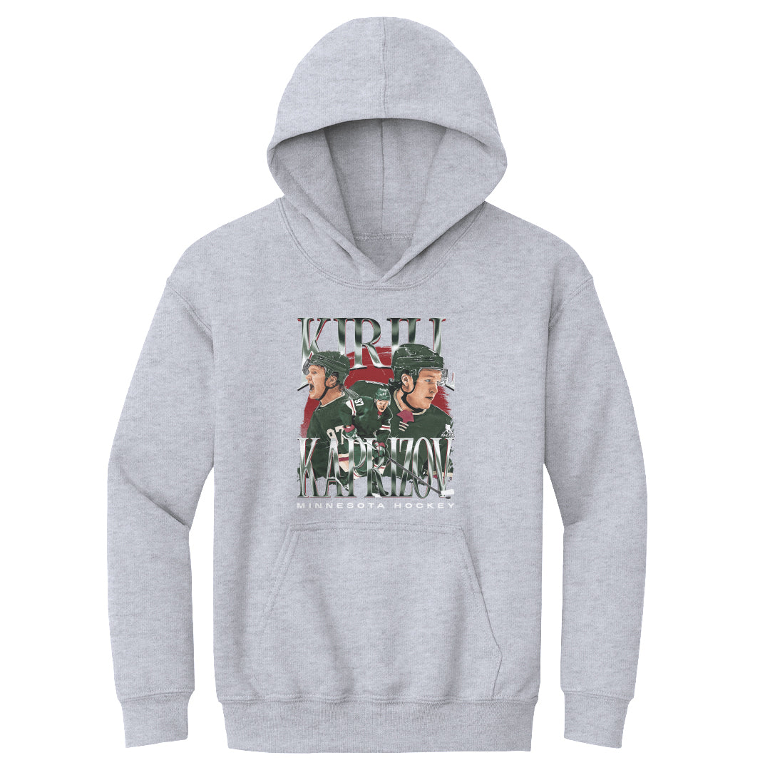 Kirill Kaprizov Kids Youth Hoodie | 500 LEVEL