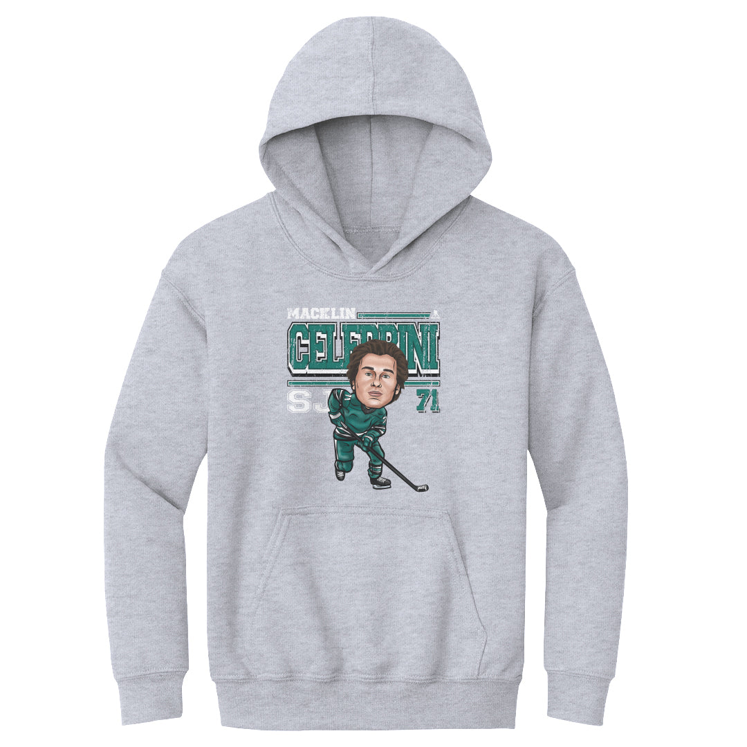 Macklin Celebrini Kids Youth Hoodie | 500 LEVEL