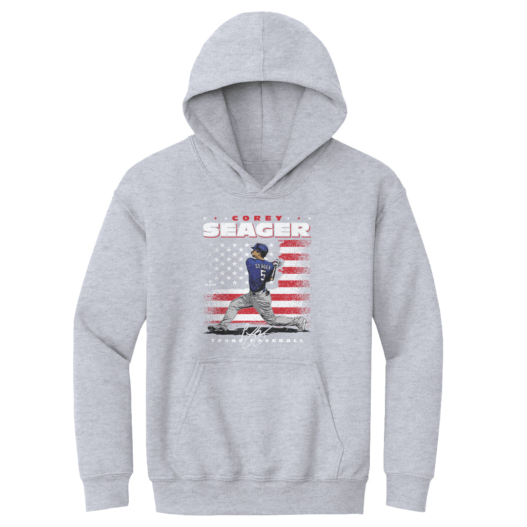 Corey Seager Kids Youth Hoodie | 500 LEVEL